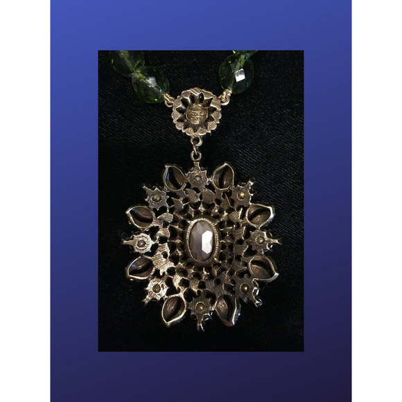 HEIDI DAUS “Endless Beauty” Beaded Pearl/Crystal Drop Pendant Necklace, NWOT - Picture 4 of 5